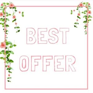 Accepting all reasonable offers!